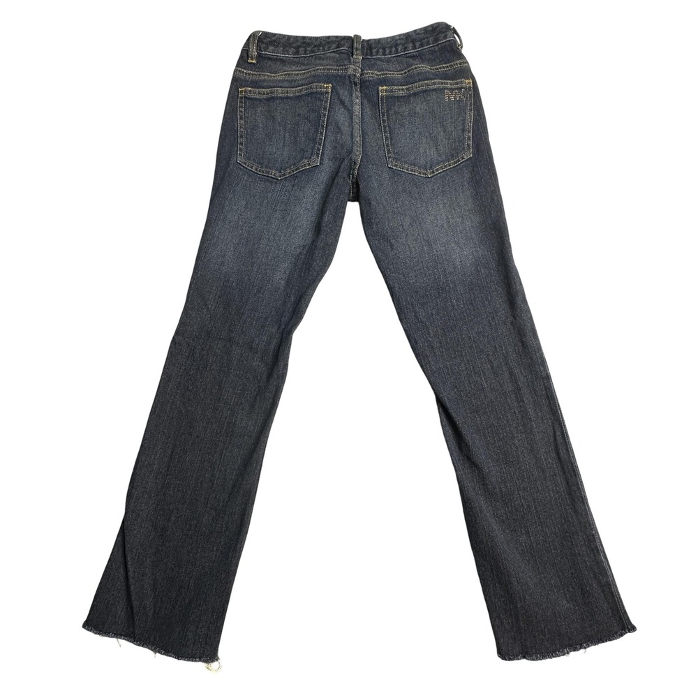 Michael Kors Straight Jeans Womens 30 Dark Wash Blue‎ Mid Rise Stretch Denim MK